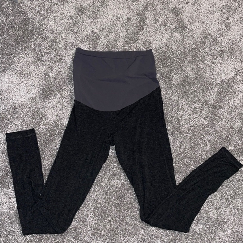 Charcoal Maternity Leggings XS
